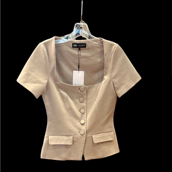Zara Tops - Zara Light Tan top